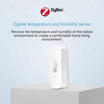 Tuya Smart ZigBee Temperatūras Un Mitruma Sensors, Smart Dzīves Tālvadības Kontroles Termometru, Higrometru, Darbs Ar Alexa, Google Home