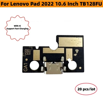 20 Gab./Daudz USB Lādētāju Doks Flex Kabeļa Savienotājs Valdes Uzlādes Ports Lenovo Pad 2022 10.6 Collu TB128FU M10 Plus Gen 3