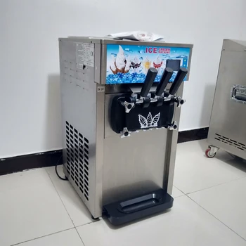 PBOBP Vairumtirdzniecības Skaitītājs 3 Aromāts, Mīksta saldējuma Maker Mašīna Tirdzniecības Augļu saldējuma Veidošanas Mašīnas