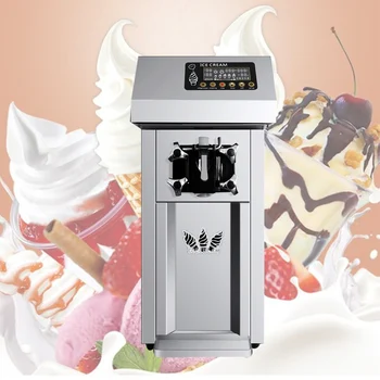 Desktop Mini Saldējuma Mašīna, Komerciālo Vienu Galvu, Saldējuma Mašīna, Ar Pre-Dzesēšanas Sistēma