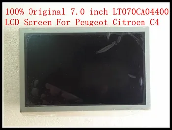 Oriģinālās Auto Navigācijas 7.0 collu LCD Ekrānu LT070CA04400 LCD Panelis Peugeot Citroen C4, Auto Audio Sistēmu