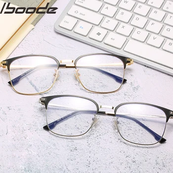 Iboode Tuvredzība Brilles Sievietēm, Vīriešiem Retro Metāla Rāmis Laukumā Studentiem Īsā Redzes Brilles Unisex modes zīmola dizaina 2020 jaunas