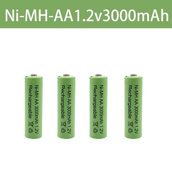 2023lote 1,2 V 3000 mAh NI MH AA Pre-cargado bateras recargables NI-MH recargable AA batera para juguetes micrfono de la cmara