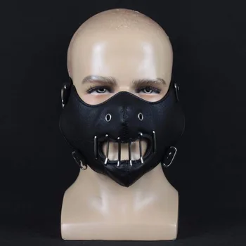 Klusumā Jēru Maska Cosplay Hannibal Lecter Tērauda Zobi, Maskas, Masku Halloween Puse Aksesuārus DropShipping