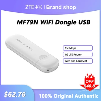 Atslēgt ZTE MF79N Portatīvo WiFi Dongle USB 4G Modema Sim Kartes Slots Cat4 150Mbps Bezvadu Signāla Atkārtotājs Mājas Birojs