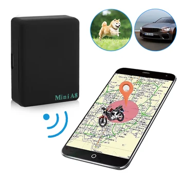 A8 Automašīnas Izsekošanas Ierīce Mini GPS atrašanās vietas Mazo Automobiļu Anti Theft Zaudējumu Transportlīdzekļa Uzskaites Instruments, Auto Pet Bērniem Seifs Trackers