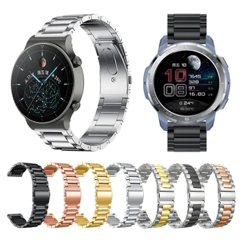 Klasiskās Metāla Siksnu HUAWEI SKATĪTIES GT 2 Pro GT2 Band Aproce Par Godu GS Pro / ES Smartwatch Nerūsējošā tērauda Watchband