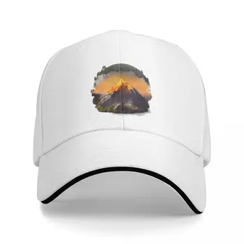 Beisbola cepure Vīriešiem, Sievietēm, RĪKU Joslā Saulrieta Oranžā krāsā Kvarca Kalnu Cepuri Saule Šoferis Cepuri Golfa Valkā