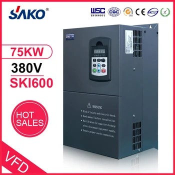 Sako SKI600 380VAC 75KW 100HP VFD Mainīgas Frekvences Pārveidotāja
