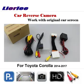 Toyota Corolla 2014-2017 Automašīnu Atpakaļskata Atpakaļskata Atpakaļ Backup Kameru Reverss Autostāvvieta HD CCD OEM CAM