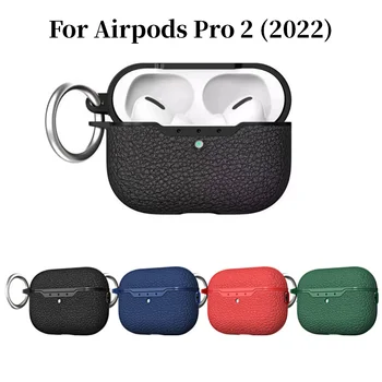 Par Airpods Pro 2 Lieta Luksusa Bezvadu Austiņu Segtu Būtiska Austiņas Apvalka AirPods 3 Apple Gaisa Pod Pro2 2 Gen 2022 Gadījumā