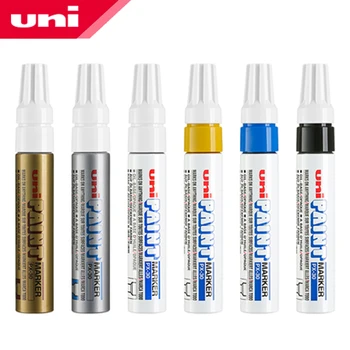1gb uzstādīt UNI PX-30 Big Krāsas Pildspalva Touch-up Pildspalvu 7-krāsu Ūdensizturīgs Rūpniecības Non-fading Riepu Pastāvīgu Marķieri Krāsu Pildspalva