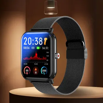 LIGE 2023 Smartwatch Vīriešu Pulkstenis Ūdensizturīgs Asins Skābekļa Sirds ritma Monitors Bluetooth Zvaniem Smart Skatīties Uz Sievietēm IOS Android