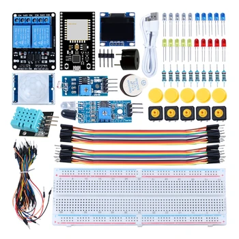 Starteris Automatizācijas Iot ESP32 Komplekts Arduino Plānošanas Projekta Breadboard Elektronisko Kodēšanas Komplekti CILMES Izglītības Bērniem