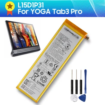 Oriģinālā Rezerves Akumulatoru L15D1P31 Lenovo JOGAS Tab3 Pro X5-Z8550 X5-Z8500 Planšetdatora Akumulatoru 4000mAh