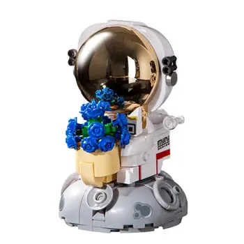 Astronauts Ēku Kopums Astronauts Ēkas Rotaļlietas Bērniem Vai Pieaugušajiem, Dāvanas Spaceman DIY Ķieģeļi Rotaļlietas