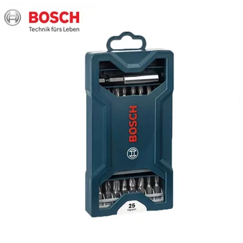 Bosch Metāla U-veida Urbju Komplekts 15/25-Gabals Ietekmes Bitu Elektrisko Skrūvgriezi un Elektriskais Urbis Bosch Biti