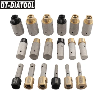 DT-DIATOOL 1pc Dia Vakuuma Lodēts Dimanta Pirkstu Biti Ar 5/8-11 vai M14 vai M10 Vītni Frēzēšanas Biti Flīžu Akmens Countertop