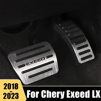 Par Chery EXEED LX 2018 2019 2020 2021 2022 2023 Alumīnija Degvielas Bremžu Pedālis Kluči, Sajūgs, kas neietilpst Slīdēšanas Paklājiņi Auto Piederumi