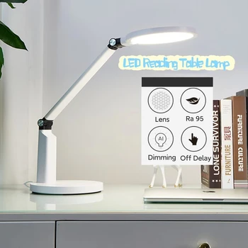 Biroja Spilgti Galda Lampa, Uzlādējams Touch Dimming LED Stends Bērniem, Rakstāmgalds, ņemot vērā Studentu Studiju Lasot Grāmatu Gaismas Salokāms