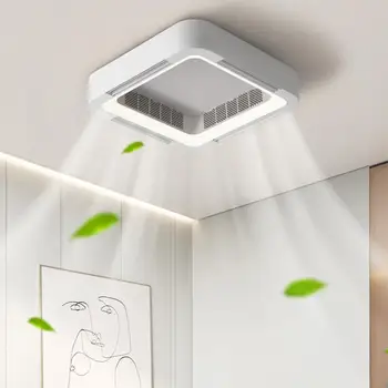 Smart App Griestu Ventilators Lampas Ar Gaismas Bladeless Tālvadības Bez Lāpstiņas DC LED Cirkulācijas Guļamistaba, Dzīvojamā Istaba, Biroja Ventilatori