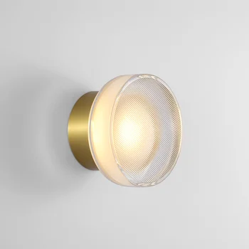 Spāņu Dizaineris Sienas Lampas Creative Stikla LED Gaismas Veranda Eju Fona Guļamistabas Gultas Dekoratīvie Brā Luksusa Apgaismojums