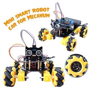 2023 4WD Robots Šasijas Open Source IDE Programma Robotics Kit Skolas Bērni Pēc Skolas Bērniem Robots Auto