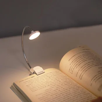 12 LED Grāmatu Gaismas Klipu Par galda Lampa USB Lādējamu Portatīvo Lasījumā Nakts Gaisma Mazulis Acu Protectio Gaismas Bookworms Guļamistaba
