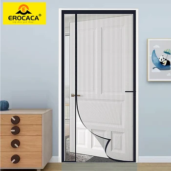 EROCACA Magnētiskais Durvju Ekrāna, Moskītu Aizkaru Lidot Kukaiņu Automātisko Aizvēršanās Neredzama Acs Virtuves telpu dzīvojamā istaba