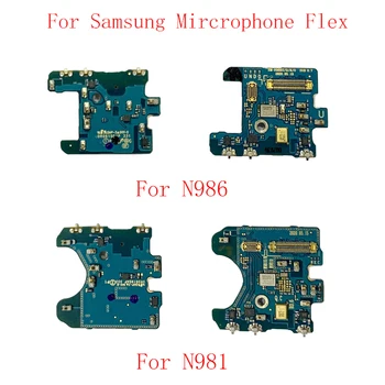 Mircrophone Valdes Flex Kabelis Samsung, Ņemiet vērā, 20 5G N981B Note20 Ultra 5G N986B N986U Mircrophone Flex Cable Rezerves Daļas