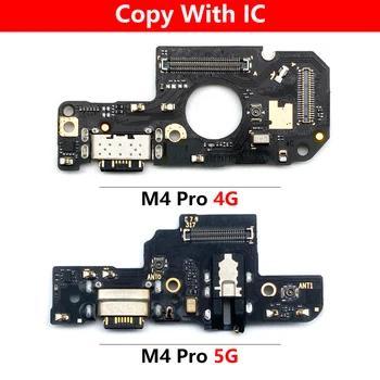 USB Doks Lādētāja Uzlādes Port Connector Flex Kabelis Redmi 11. Piezīme 5G centro de carga Par Xiaomi Poco M4 Pro 4G 5G
