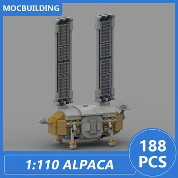 1:110 Modelis Dynetics Alpakas Lunar Lander Km Celtniecības Bloki Diy Salikt Ķieģeļus Kosmosa Sērija Izglītības Rotaļlietas, Dāvanas 188PCS