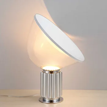 Mūsdienu LED Stikla Galda Lampa Mājas Apgaismojums Dzīvojamā Istaba Guļamistaba Dekorēšana Mākslas Iekštelpu Dekori Studiju naktsgaldiņš Gaismas Ķermeņi,