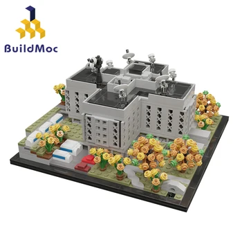BuildMoc Par Svešinieks Lietas Hawkinsed Nacionālās Laboratorijas Celtniecības Blokus Uzstādīt Eksperimentālu Māja, Ķieģeļu Rotaļlietas Bērniem Dāvanas