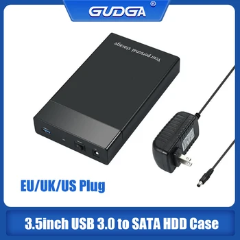 3.5 collu HDD Case USB 3.0 SATA3 Ārējo Cieto Disku Kamerā Cieto Disku Kastes 