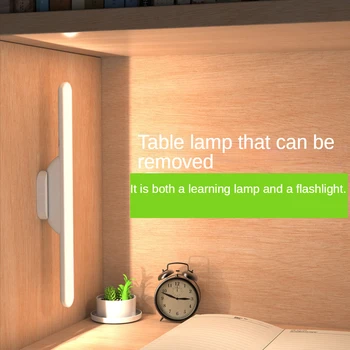 Led Mazā Galda Lampa Touch Kontroli Dimming USB Uzlādes Noņemams Acu Aizsardzība Galda Adsorbcijas Mobilo Apgaismojums Kopmītnē Lampas