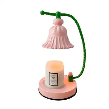 Svece Siltāks Lampu Droselēm Bezdūmu Romantisku Eiropas Stila Metāla Sveces Kušanas Galda Lampas Guļamistabas