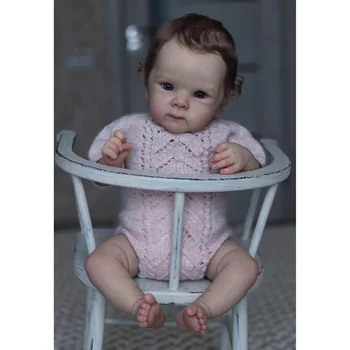 45CM Atdzimis Bērnu Lelle Bettie Sweet Baby Girl Spilgti 3D Glezniecība Vairākiem Slāņiem, ar Redzamām Vēnām Roku darbs Bebe Atdzimis Lelles