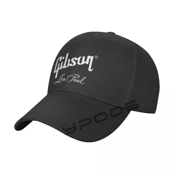 Ģitāra Gibson Beisbola cepure Vīriešu un Sieviešu Modes Cepuru Soft Top Cepures Gadījuma Retro Cepures Unisex