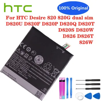 Jaunu BOPF6100 Oriģinālo Akumulatoru HTC Desire 820 820G dual sim D820U D820F D820Q D820T D820S D820W D826T 826W 2600mAh Bateria