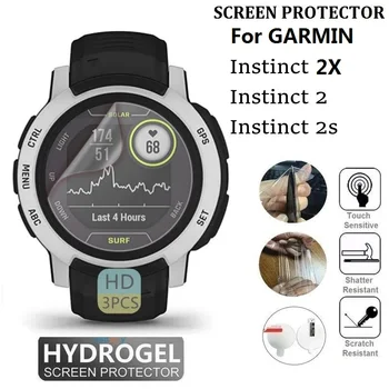10PCS TPU Hidrogelu Screen Protector for Garmin Instinkts 2X Smart Skatīties HD Skaidrs, Mīksts, ar Aizsargājošu Plēvi, lai Instinkts 2/2S