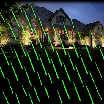 Ziemassvētku Lāzera Projektoru Gaismas Meteor Duša Lietus Gaismu Ziemassvētku Sniega Krišanas Projektoru Uzmanības centrā Dārza Dekori