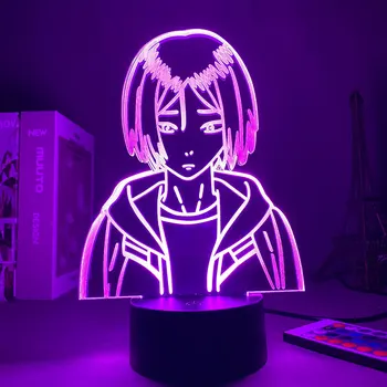 Anime аниме Haikyuu Sērija Anime Attēls Mājas, Mājas Dekoru Nakts Gaismas Dāvana Draugs 3D Lampa USB Gaismas Bērni Guļamistaba