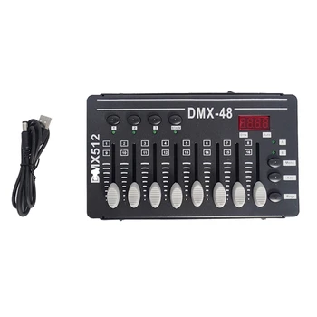1 Gabals DMX Kontrolieris Kontroles Dmx512 LED Skatuves Gaismas Lāzera Projektoru Kustīgās Galvas Aukstā Dūmu