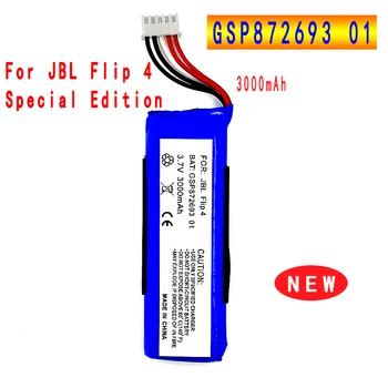 Jaunu 3000mAh GSP872693 01 Akumulatoru JBL Flip 4 /Flip 4 Īpašais Izdevums Nomaiņa Batterias Ar Izsekošanas Skaits