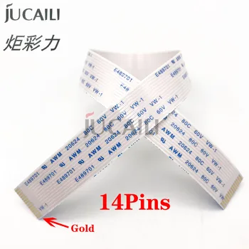 Jucaili Golden 14 tapas I3200 printhead kabelis Epson 4720/I3200 Šķīdinātāja UV plakanvirsmas printeris drukas galviņa FFC vienotas datu kabeli
