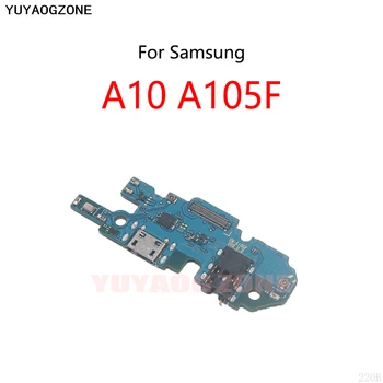30PCS/Daudz Par Samsung Galaxy A10 A105F USB Maksas Dokstacijas Pieslēgvieta Ligzda Jack Plug Flex Kabelis Uzlādes Valdes Modulis