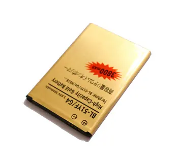 Ciszean 10pcs/daudz 3800mAh BL-51YF Zelta Rezerves Li-ion Baterija LG G4 H818 H818N VS999 F500 F500S F500K F500L H815