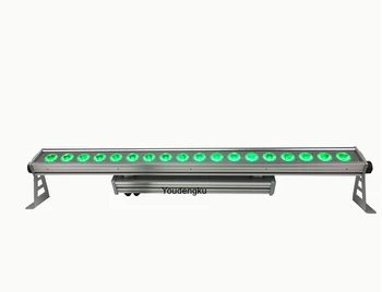 6 gabali 18x10w RGBW 4in1 Āra LED starplikas ūdensizturīgs Siena Mazgātājs Gaismas tiltu būvniecība led sienas gaismas