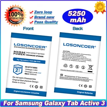 5250mAh Akumulatoru Samsung Galaxy Tab Aktīvās 3 8.0,Active3 T575 SM-T570 SM-T575 SM-T575N EB-BT575BBE GH43-05039A